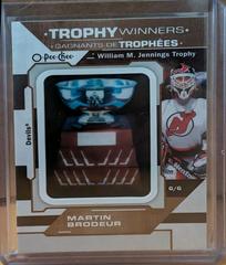 Martin Brodeur [William M. Jennings] #P-9 Hockey Cards 2023 O-Pee-Chee Trophy Patch Prices