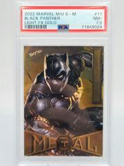 Black Panther [Gold] #11 Marvel 2022 Metal Universe Spider-Man Prices