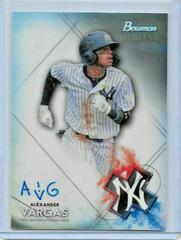 Alexander Vargas #BSPA-AV Baseball Cards 2021 Bowman Sterling Prospect Autographs Prices
