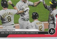 Stephen Piscotty [Red] Baseball Cards 2020 Topps Now Prices
