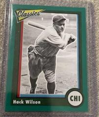Hack Wilson [Green] #5 Baseball Cards 2023 Panini Chronicles Classics Prices