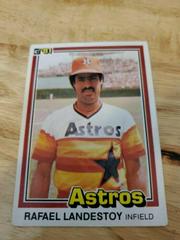 Rafael Landestoy #19 Baseball Cards 1981 Donruss Prices