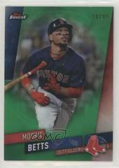 Mookie Betts [Green Refractor] #1 Baseball Cards 2019 Topps Finest Prices