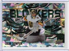 Logan Thompson [Green] #BL-11 Hockey Cards 2022 Upper Deck Allure Blockers Prices