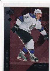 Jack Johnson #42 Hockey Cards 2009 Upper Deck Black Diamond Prices
