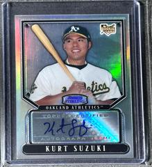 Kurt Suzuki [Autograph Refractor] Baseball Cards 2007 Bowman Sterling Prices