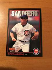 Ryne Sandberg Baseball Cards 1993 Panini Donruss Triple Play Prices