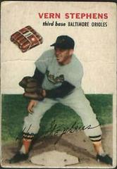 Vern Stephens Baseball Cards 1954 Wilson Franks Prices