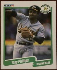 Tony Phillips #19 Baseball Cards 1990 Fleer Prices