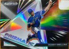Robby Snelling [Silver] #PZ-RS Baseball Cards 2022 Panini Prizm Draft Picks Prizmatic Prices