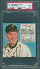 Leo Durocher [Hand Cut Without Tab] Baseball Cards 1952 Red Man Tobacco Prices