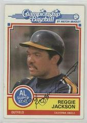 Reggie Jackson Baseball Cards 1984 Milton Bradley Prices