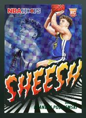 Brandin Podziemski [Hyper Green] #17 Basketball Cards 2023 Panini Hoops Sheesh Prices