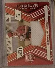 Jackson Jobe [Red] #3 Baseball Cards 2021 Panini Elite Extra Edition First Round Materials Prices