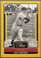 Joe Cronin [Gold] #12 Baseball Cards 2023 Panini Three and Two Prices