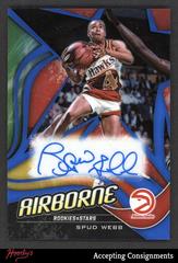 Spud Webb [Blue] Basketball Cards 2019 Panini Chronicles Airborne Signatures Prices