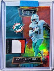 DeVante Parker [Tie Dye] #SS-DPA Football Cards 2021 Panini Select Swatches Prices