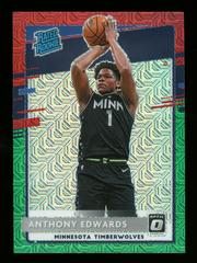 Anthony Edwards [Choice Red Green] Basketball Cards 2020 Panini Donruss Optic Prices