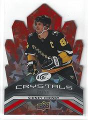 Sidney Crosby [Orange] Hockey Cards 2021 Upper Deck Ice Crystals Prices