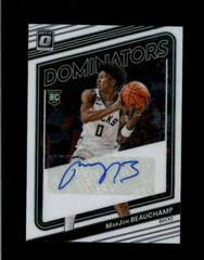MarJon Beauchamp #RDS-MJB Basketball Cards 2022 Panini Donruss Optic Rookie Dominators Signatures Prices