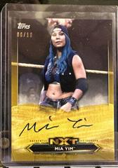 Mia Yim [Gold] #A-MY Wrestling Cards 2020 Topps WWE NXT Roster Autographs Prices