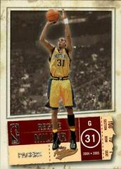 Reggie Miller #26 Basketball Cards 2004 Fleer Authentix Prices