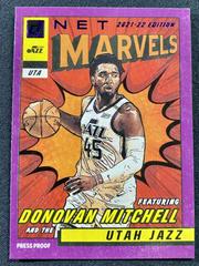 Donovan Mitchell [Purple] #3 Basketball Cards 2021 Panini Donruss Net Marvels Prices