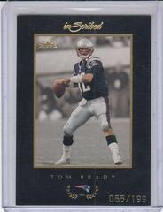 Tom Brady [Black Border Gold] Football Cards 2004 Fleer Inscribed Prices