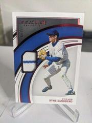 Ryne Sandberg [Red] #3 Baseball Cards 2022 Panini Immaculate Prices