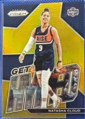 Natasha Cloud [Gold] #14 Basketball Cards 2023 Panini Prizm WNBA Get Hyped Prices