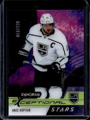Anze Kopitar [Blue] Hockey Cards 2021 Upper Deck Synergy Exceptional Stars Prices