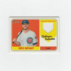 Kris Bryant [High Number] #KB Baseball Cards 2018 Topps Heritage Clubhouse Collection Relics Prices