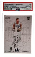 Keegan Murray [Sapphire] #15 Basketball Cards 2022 Panini Court Kings Works in Progress Prices