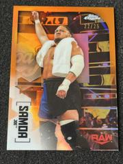 Samoa Joe [Orange Refractor] Wrestling Cards 2021 Topps Chrome WWE Image Variations Prices