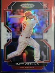 Matt Vierling [Red White Blue Prizm] #1 Baseball Cards 2022 Panini Prizm Prices