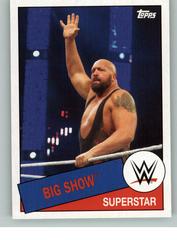 Big Show Wrestling Cards 2015 Topps Heritage WWE Prices