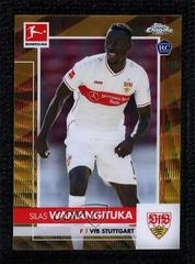 Silas Wamangituka [Gold Wave Refractor] #93 Soccer Cards 2020 Topps Chrome Bundesliga Prices