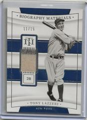 Tony Lazzeri Baseball Cards 2022 Panini National Treasures Biography Materials Prices