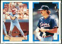 Rick Schu, Gary Gaetti Baseball Cards 1986 Topps Stickers Prices