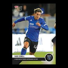 Cade Cowell Soccer Cards 2021 Topps Now MLS Prices