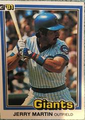 Jerry Martin ['80 H. L. Begins Overcame] #555 Baseball Cards 1981 Donruss Prices