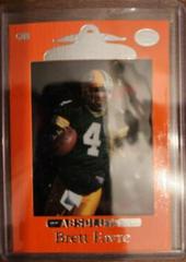 Brett Favre [Orange] #42 Football Cards 1999 Playoff Absolute Prices