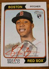 Brayan Bello [Special Edition Red Ink] Baseball Cards 2023 Topps Heritage Real One Autographs Prices