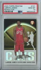 LeBron James [Refractor] #101 Basketball Cards 2003 Topps Pristine Prices