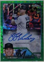 JJ Bleday [Green] #RCA-JB Baseball Cards 2023 Topps Chrome Logofractor Autograph Prices