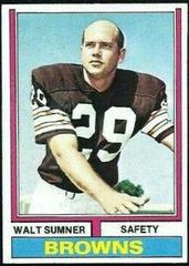 Walt Sumner #36 Football Cards 1974 Topps Prices