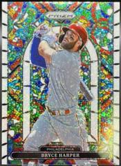 Bryce Harper [White Sparkle Prizm] #SG-4 Baseball Cards 2022 Panini Prizm Stained Glass Prices