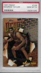 Maurice Taylor [w/ Coating] #109 Basketball Cards 1997 Finest Prices