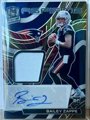 Bailey Zappe [Hyper] Football Cards 2022 Panini Spectra Aspiring Patch Autographs Prices