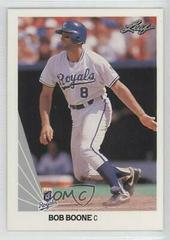 Bob Boone #46 Baseball Cards 1990 Leaf Prices